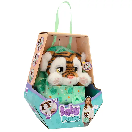Интерактивная игрушка Baby Paws W3 Тигренок с аксессуарами (927650IM)