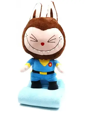 Детский набор Игрушка плед Лабуба в костюме мягкая игрушка с пледом для детей - фото 1