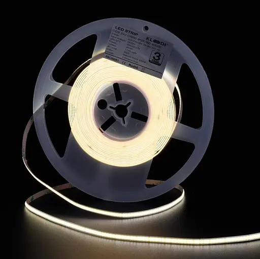 LED Стрічка 3W 384LED 4000K 300LM IP20 24V KLOODI KDCOB-384-3W-4К-24V - фото 5