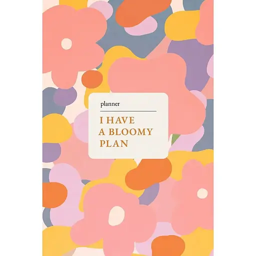 Блокнот для планування Оrner "I HAVE А BLOOMY PLAN mini" барвистий