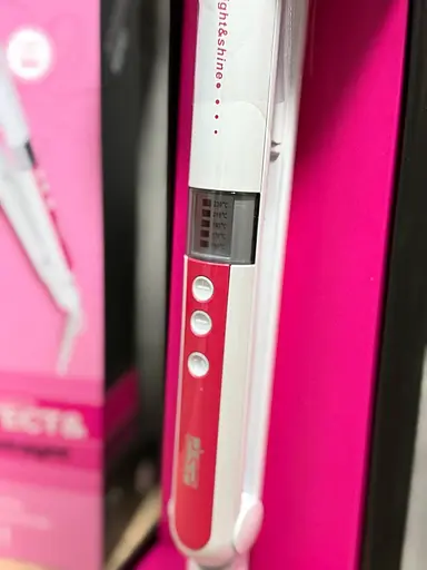 Випрямляч DSP-10022 з керамічним покриттям 45 Вт Білий з Рожевим - фото 2