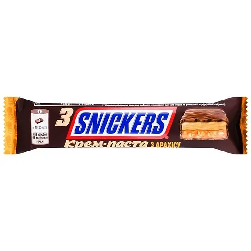 Батончик Snickers Creamy Peanut Butter 54.75 г - фото 1