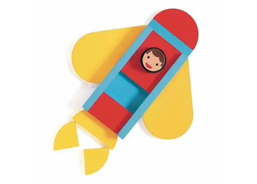 Набір дерев'яних геометричних фігур Ze Geo Vroom (DJ06436) - фото 4