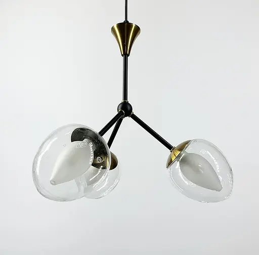 Класичний підвісний світильник з подвійним склом Line.F ZL 1632/3 - фото 2