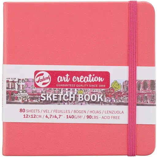 Блокнот для графики Royal Talens Art Creation 12х12 см 140г/м2 80л Coral - фото 1
