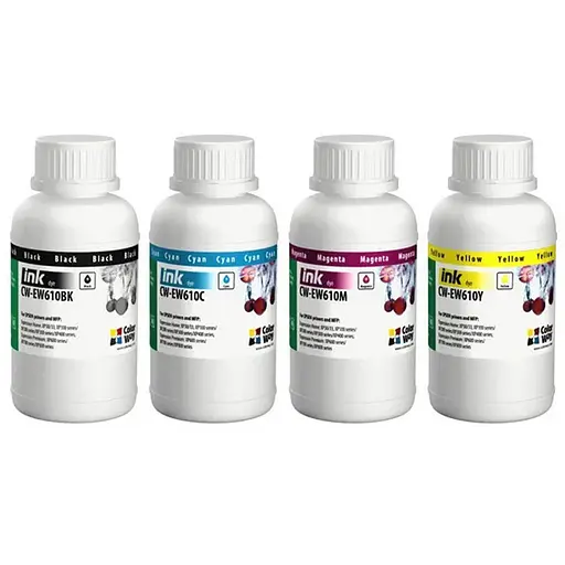 Комплект чорнил ColorWay Epson XP103/600, 4x200 мл (CW-EW610SET02)