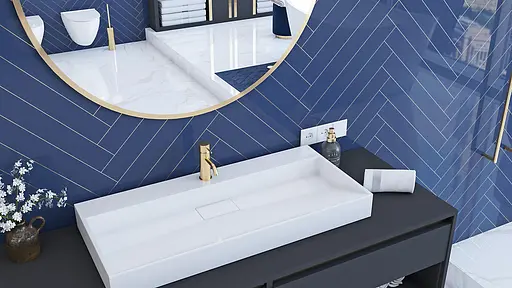 Умивальник Rea Goya 70 см накладний REA-U8902, Білий - фото 2