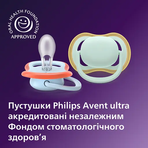 Пустышка Philips Avent Ultra Air 0-6 мес. 2 шт. голубая с бирюзовым (SCF087/01)  - фото 3