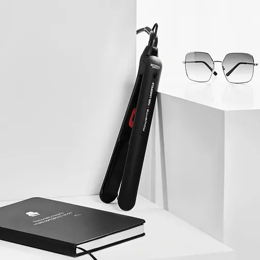 Выпрямитель Rowenta x Karl Lagerfeld Easyliss, >240 Вт, >200 °C, керамика, турмалин, черный - фото 2