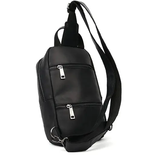 Рюкзак слинг кожаный с передним карманом для телефона TARWA 29х17х8 см sum0028232 - фото 5