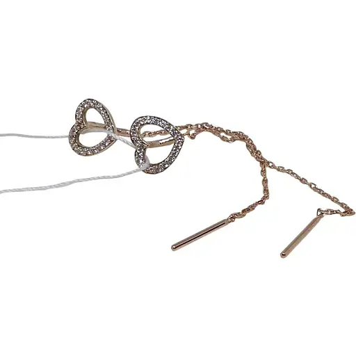 Золоті сережки-протяжки KievGold. 2/1021/4