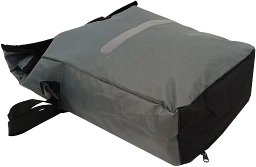 Велосипедная сумка Bikemate на багажник с дождевиком 22L серая sum0028926 - фото 8