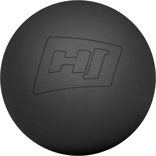 Силиконовый массажный мяч Hop-Sport HS-S063MB 63 мм черный