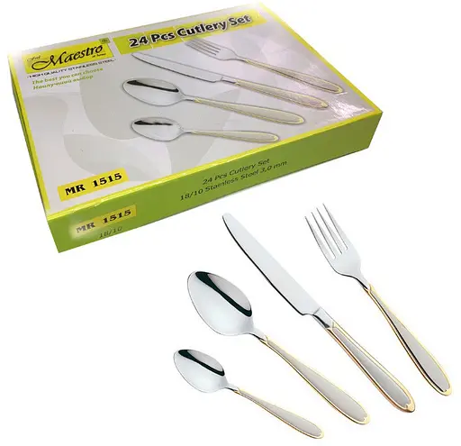 Набор столовых приборов Maestro MR-1515G 24 предмета - фото 4