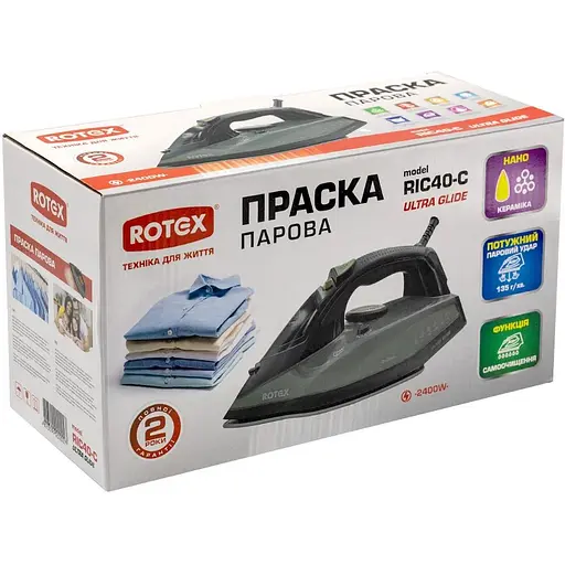 Праска з парою Rotex RIC40-C Ultra Glide - фото 5