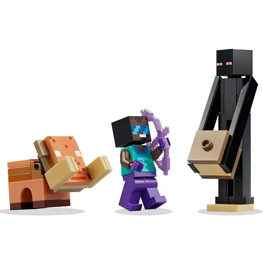 Конструктор LEGO Minecraft Подорож до Нижнього світу та Порталу до Краю 192 деталі (21584) - фото 5