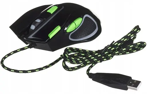 Мышь Esperanza MX401 Hawk USB Black-Green (EGM401KG) - фото 8