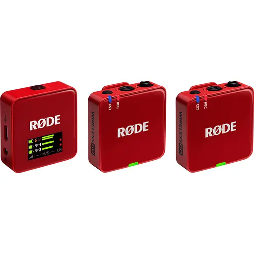 Мікрофонна радіосистема Rode Wireless GO Gen 3 Red (WIGOGEN3RED) [154376] - фото 1