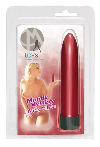 Вібратор Mandy Mystery Baby Vibe 13 см червоний - фото 3