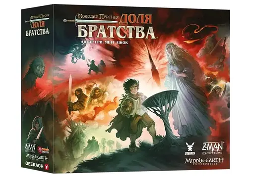 Настольная игра Geekach Games Властелин Колец. Судьба братства (The Lord of the Rings: Fate of the Fellowship) (укр.) (GKCH0245)