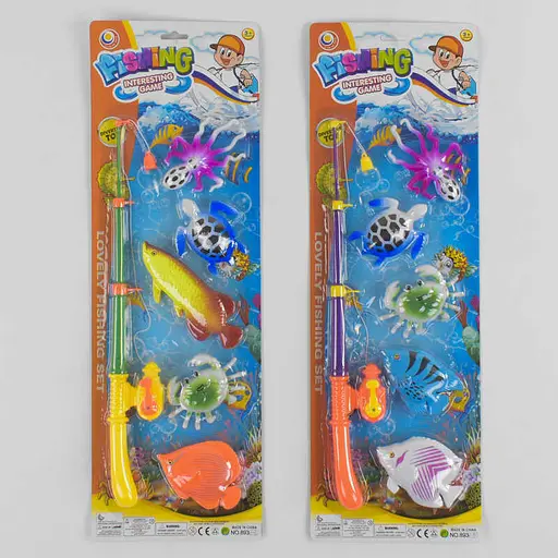 Рыбалка с магнитом, на листе, 58x19x4 см, 893C-15/893C-16 (в ассортименте) - фото 2