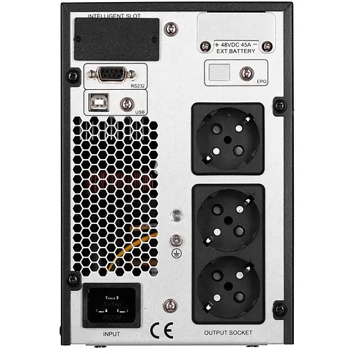 Источник бесперебойного питания 2E OD2000, 2000VA/1800W, LCD, USB, 3xSchuko - фото 3