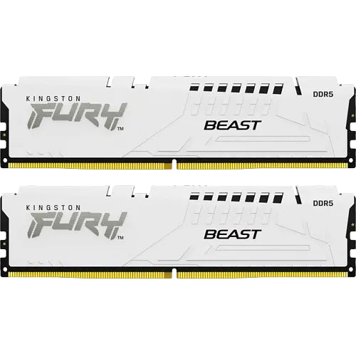 Оперативна пам'ять Kingston Fury 32GB (2x16GB) DDR5 5200MHz Beast White (ex.HyperX) (KF552C40BWK2-32)