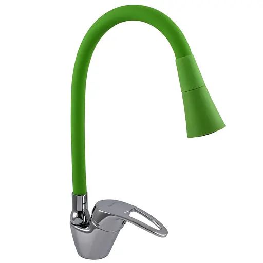 Змішувач для кухні Globus Lux Caprice GLCA-0203SK-G05 латунний з боковою ручкою для надійного використання та довговічності - фото 2