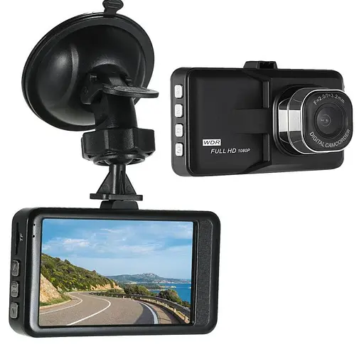 Автомобильный видеорегистратор DVR 626 экран 3" 1080P Full HD - фото 2