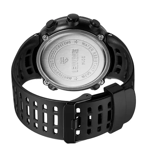 Наручний годинник чоловічий Skmei 2014 Black Black, 2014BKBK (18430) - фото 7