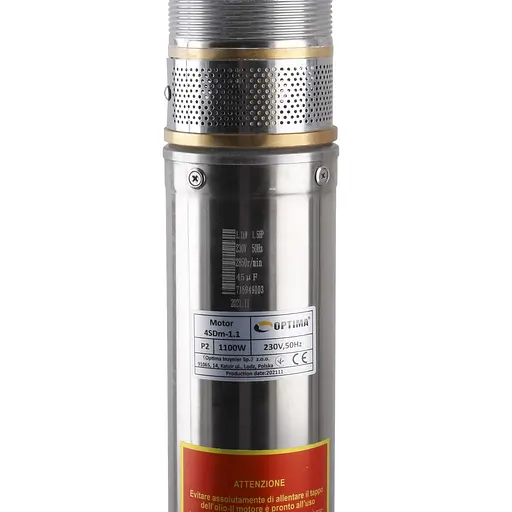 Насос свердловинний з підв. стійк. до піску Optima 4SDm3/15 1.1 кВт 109м + пульт+кабель 60м New 000023193 - фото 2