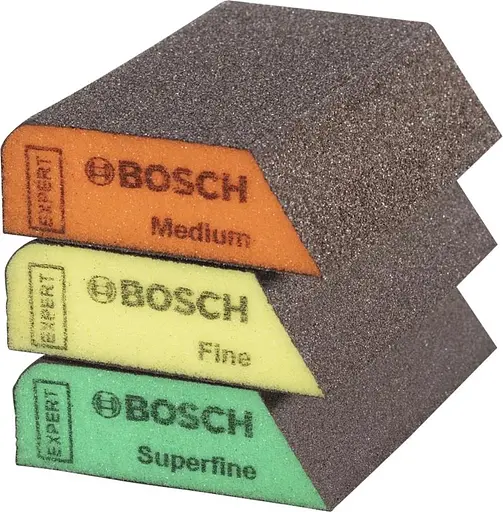 Губка шлифовальная Bosch Professional Expert S470 Combi 69х97х26мм MF SF 3 шт. (2.608.901.174)