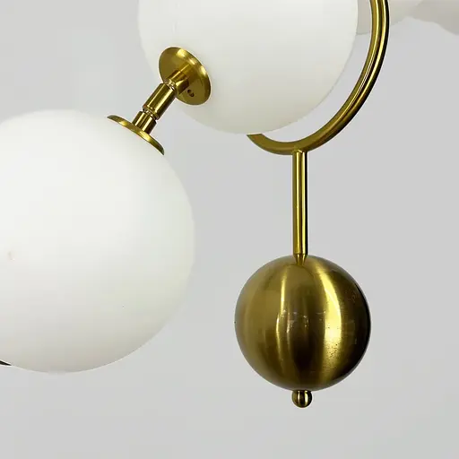 Светодиодный светильник PEARLIES на 10 белых шаров длиной 195 см Line F | Ст. MBJ9-1950 (D150-10) - фото 3