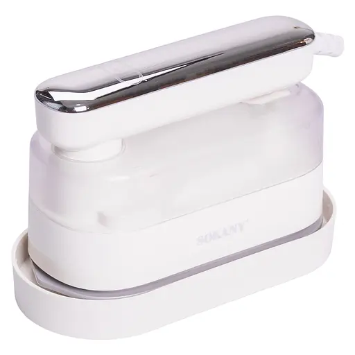 Дорожный утюг Sokany SK-11045 с керамической подошвой белый - фото 2