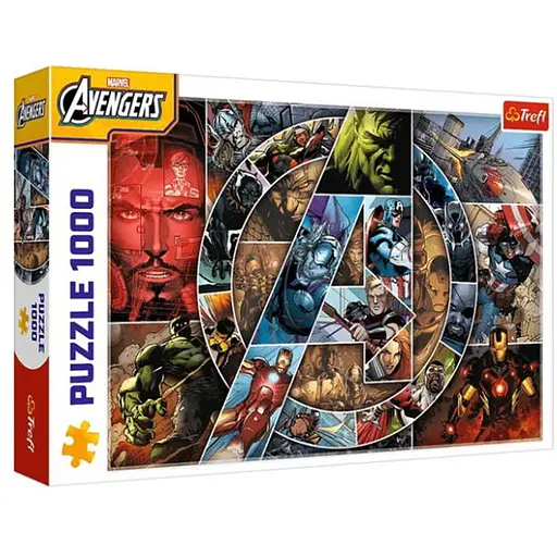 Пазл Trefl Герої Месники колаж 1000 ел. (10934) - фото 1