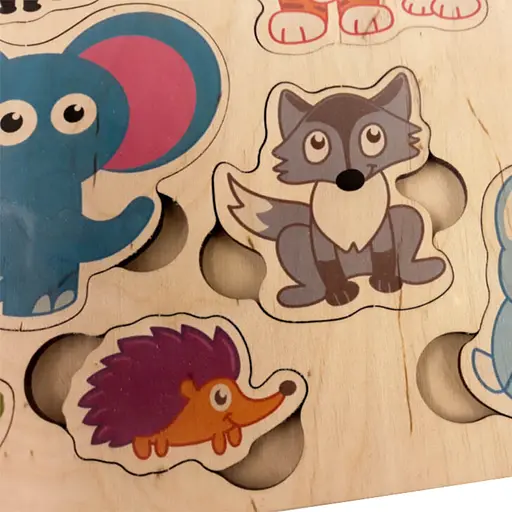 Пазл дерев'яний Zirka Дикі звірята (458775) - фото 2