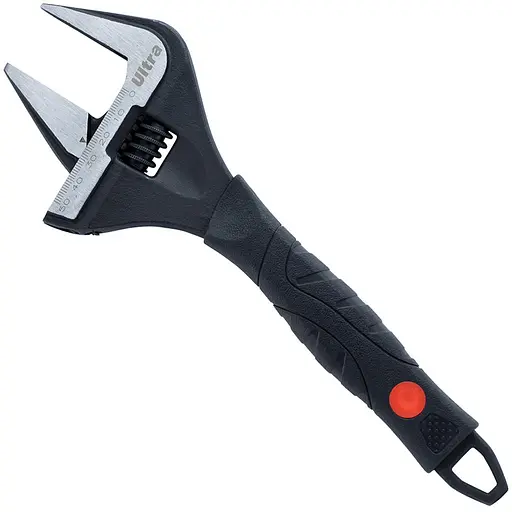 Ключ розвідний Ultra з тонкими губками 255 мм 0-50 мм CrV (4100132) - фото 1