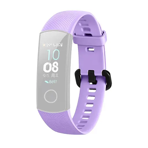 Ремінець для фітнес-браслета MIIQNUS для Honor Band 4 і 5 ліловий - фото 2