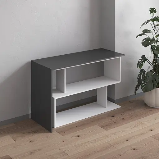 Cтол компьютерный Vays поворотный письменный cтол трансформер M-41 Антрацит-Белый - фото 2