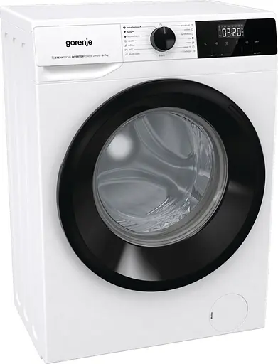 Стиральная машина Gorenje фронтальная 7 кг 1400 A+++ 47 см дисплей пара инвертор белый - фото 4