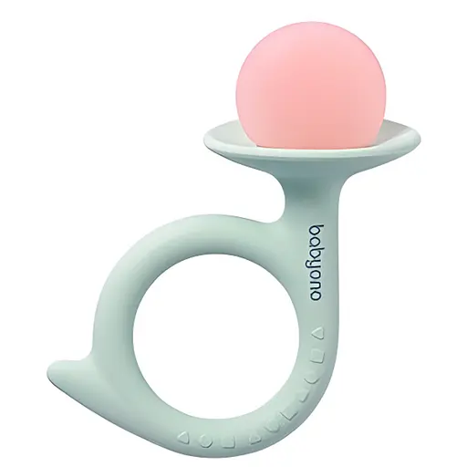 Прорізувач для зубів BabyOno Равлик силіконовий зелений (1597/01)