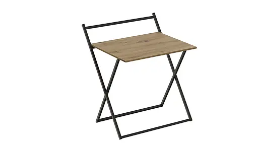 Стіл трансформер Компакт 3 750x790x720 Чорний метал ДСП Дуб Артізан 16 мм FRD-104681 - фото 4