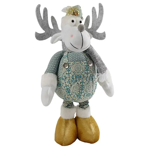 Новогодняя декоративная игрушка C 67849 с телескопическими ножками, олень. - фото 2