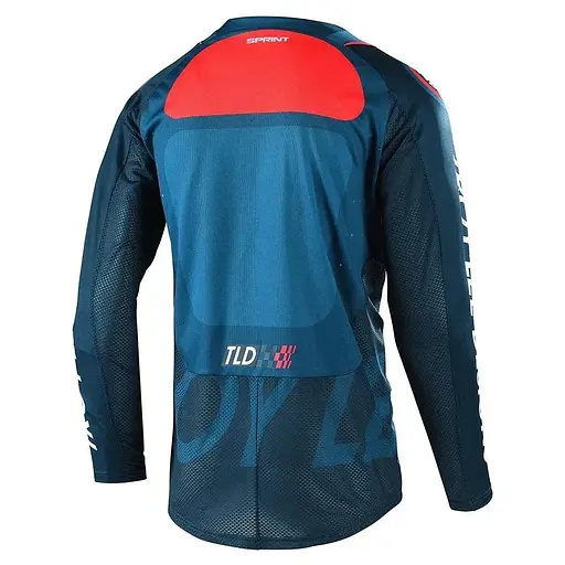 Велоджерси Troy Lee Designs Sprint Jersey Drop In L Slate Blue (1106-323326024) - фото 2
