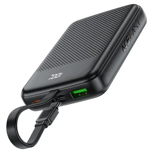 Павербанк Acefast Black 10 000 mAh / 22.5 Вт (6974316283959) - фото 3