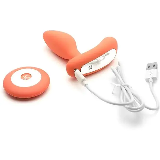 Вібропробка і масажер простати 2-в-1 KisToy Gordon Orange - фото 8