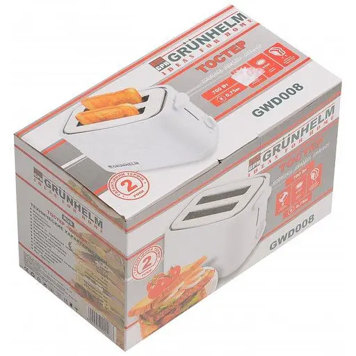 Тостер Grunhelm GWD008 - фото 8