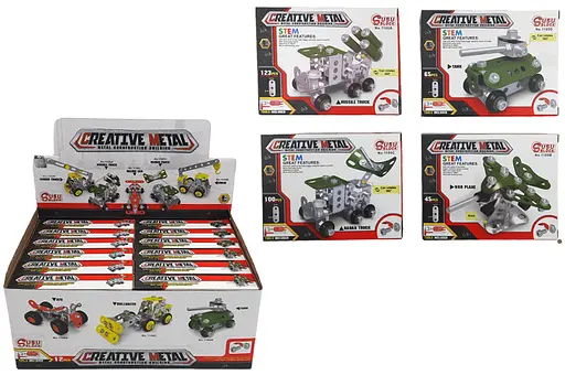 Конструктор Металевий, 1105, у коробці, 17x13x3.5 см - фото 2