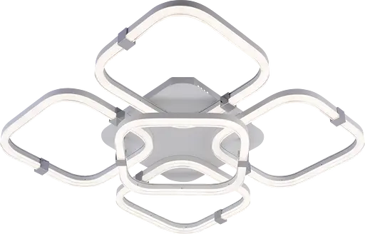 Люстра светодиодная V DK6098-4+1 WH+CR - фото 2