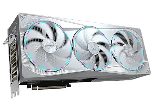 Відеокарта GF RTX 5080 16GB GDDR7 Aorus Master Ice Gigabyte (GV-N5080AORUSM ICE-16GD) - фото 4